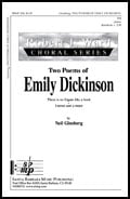 Two Poems of Emily Dickinson SA choral sheet music cover Thumbnail